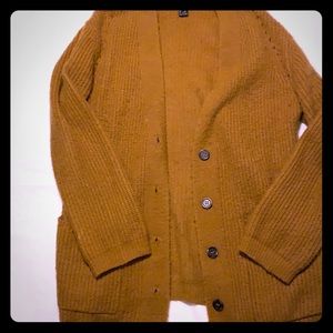 Mustard cardigan